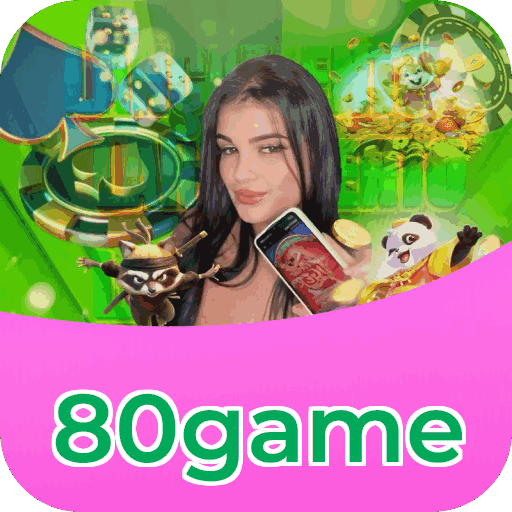 Interface do aplicativo 80game mostrando jogos disponíveis no iOS e Android